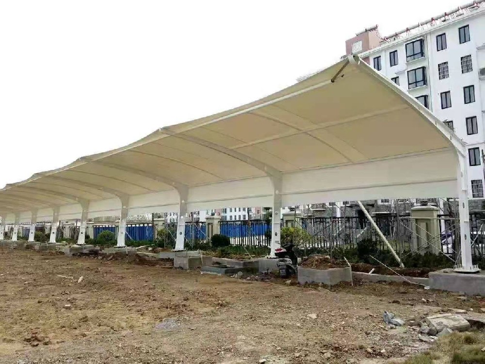 膜结构公交车棚