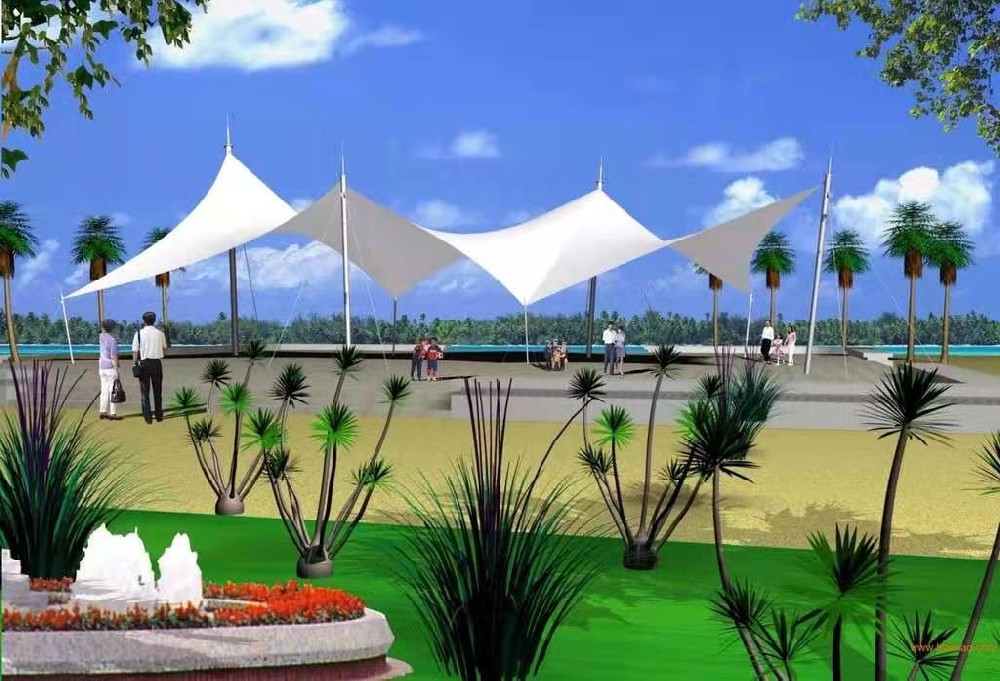 膜结构景观棚-2