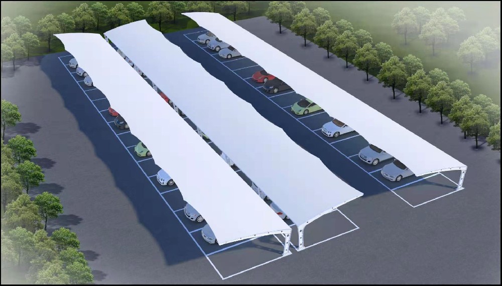 膜结构停车棚-7