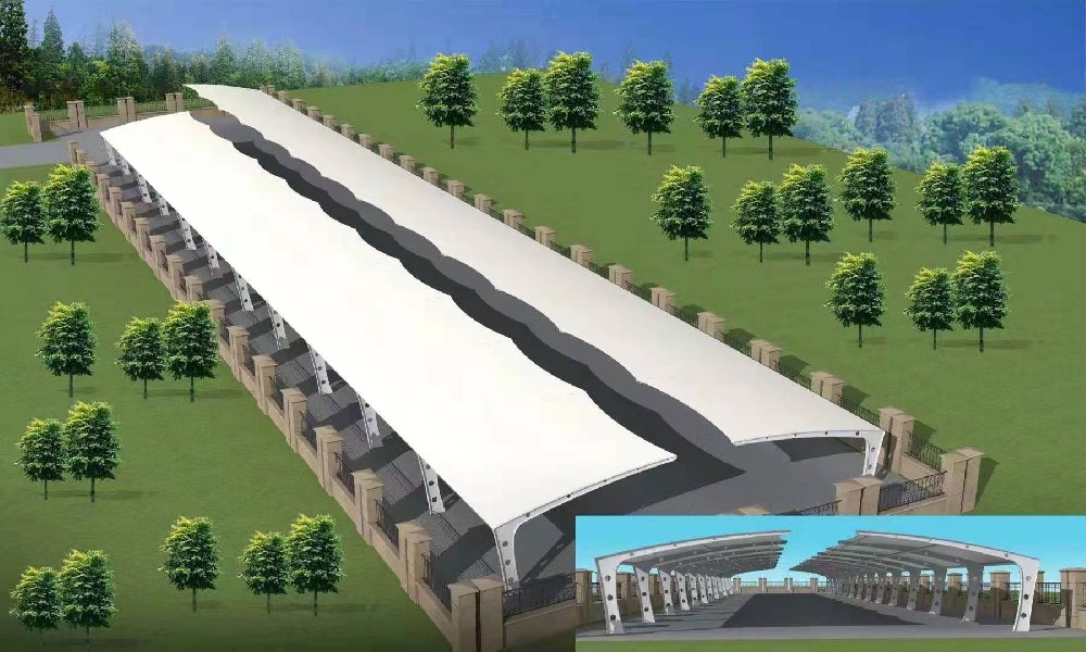 膜结构停车棚 -10